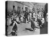 Children Dancing in the Street, London, 1926-1927-null-Stretched Canvas