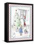 Children Decorating Xmas Tree-Effie Zafiropoulou-Framed Stretched Canvas