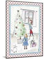 Children Decorating Xmas Tree-Effie Zafiropoulou-Mounted Giclee Print