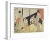 Children Delighting in their Reflection, 1704-1825-Utagawa Toyokuni-Framed Giclee Print