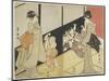 Children Delighting in their Reflection, 1704-1825-Utagawa Toyokuni-Mounted Giclee Print