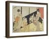 Children Delighting in their Reflection, 1704-1825-Utagawa Toyokuni-Framed Giclee Print