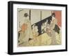 Children Delighting in their Reflection, 1704-1825-Utagawa Toyokuni-Framed Giclee Print