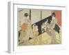 Children Delighting in their Reflection, 1704-1825-Utagawa Toyokuni-Framed Giclee Print