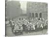 Children Displaying their Drawings, Flint Street School, Southwark, London, 1908-null-Stretched Canvas