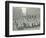 Children Displaying their Drawings, Flint Street School, Southwark, London, 1908-null-Framed Photographic Print