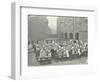 Children Displaying their Drawings, Flint Street School, Southwark, London, 1908-null-Framed Photographic Print