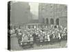 Children Displaying their Drawings, Flint Street School, Southwark, London, 1908-null-Stretched Canvas