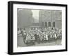 Children Displaying their Drawings, Flint Street School, Southwark, London, 1908-null-Framed Photographic Print