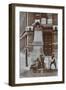 Children Drawing Water from the Aldgate Pump, London, August 1908-null-Framed Photographic Print