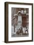 Children Drawing Water from the Aldgate Pump, London, August 1908-null-Framed Photographic Print