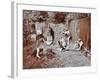 Children Dressed as Prehistoric Cave Dwellers, Birley House Open Air School, London, 1908-null-Framed Photographic Print