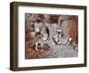 Children Dressed as Prehistoric Cave Dwellers, Birley House Open Air School, London, 1908-null-Framed Photographic Print