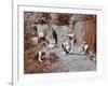 Children Dressed as Prehistoric Cave Dwellers, Birley House Open Air School, London, 1908-null-Framed Photographic Print