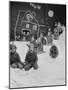 Children Dressed as Reindeer in Christmas Program at Elizabeth Morrow School-Nina Leen-Mounted Photographic Print