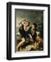 Children Eating a Pie, 1670-75-Bartolome Esteban Murillo-Framed Premium Giclee Print