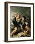 Children Eating a Pie, 1670-75-Bartolome Esteban Murillo-Framed Giclee Print