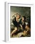 Children Eating a Pie, 1670-75-Bartolome Esteban Murillo-Framed Giclee Print