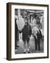 Children Eating Cotton Candy Given by a League of Women Voters-Ralph Crane-Framed Photographic Print