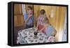 Children Eating Jelly Sandwiches-William P^ Gottlieb-Framed Stretched Canvas