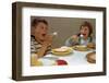 Children Eating Melting Ice Cream-William P. Gottlieb-Framed Photographic Print