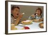 Children Eating Melting Ice Cream-William P. Gottlieb-Framed Photographic Print