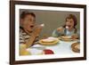 Children Eating Melting Ice Cream-William P. Gottlieb-Framed Photographic Print