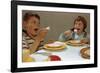 Children Eating Melting Ice Cream-William P. Gottlieb-Framed Photographic Print