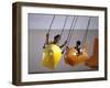 Children Enjoying Airplane Ride at Us Pavilion at World Agricultural Fair-John Dominis-Framed Photographic Print