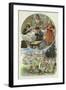 Children Enjoying Suchard Chocolate at a Nursery-null-Framed Giclee Print