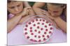 Children Eying Raspberry Dessert-William P. Gottlieb-Mounted Photographic Print