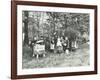 Children Feeding Bees for the Winter, Shrewsbury House Open Air School, London, 1909-null-Framed Photographic Print