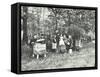 Children Feeding Bees for the Winter, Shrewsbury House Open Air School, London, 1909-null-Framed Stretched Canvas