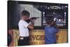 Children Firing Air Rifles at Fair Booth-William P. Gottlieb-Stretched Canvas