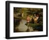 Children Fishing, 1882-Illarion Mikhailovich Pryanishnikov-Framed Giclee Print