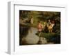 Children Fishing, 1882-Illarion Mikhailovich Pryanishnikov-Framed Giclee Print