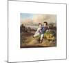 Children Fishing in a Brool-August Xaver Karl Von Pettenkofen-Mounted Collectable Print