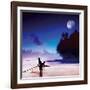 Children Fishing-Jurek Nems-Framed Giclee Print