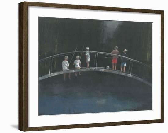 Children Fishing-Lincoln Seligman-Framed Giclee Print