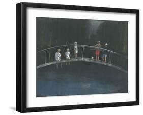 Children Fishing-Lincoln Seligman-Framed Giclee Print