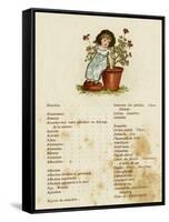 Children, Flowers 1884-Kate Greenaway-Framed Stretched Canvas