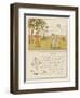 Children Flying a Kite-Kate Greenaway-Framed Art Print