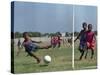 Children from Athletic of Haiti During Daily Training on the Outskirts of Cite Soleil on July 17-null-Stretched Canvas