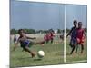 Children from Athletic of Haiti During Daily Training on the Outskirts of Cite Soleil on July 17-null-Mounted Photographic Print