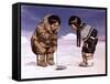 Children from Greenland-Angus Mcbride-Framed Stretched Canvas