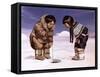 Children from Greenland-Angus Mcbride-Framed Stretched Canvas