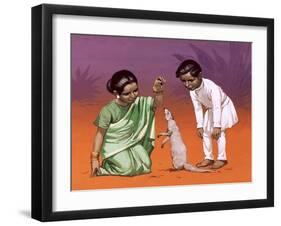 Children from India-Angus Mcbride-Framed Giclee Print