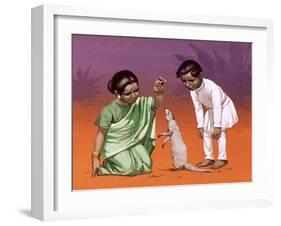 Children from India-Angus Mcbride-Framed Giclee Print