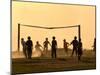 Children from the Toba Qom Ethnic Group Play Soccer During Indegenous Indian Day Celebration-null-Mounted Premium Photographic Print