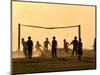 Children from the Toba Qom Ethnic Group Play Soccer During Indegenous Indian Day Celebration-null-Mounted Photographic Print